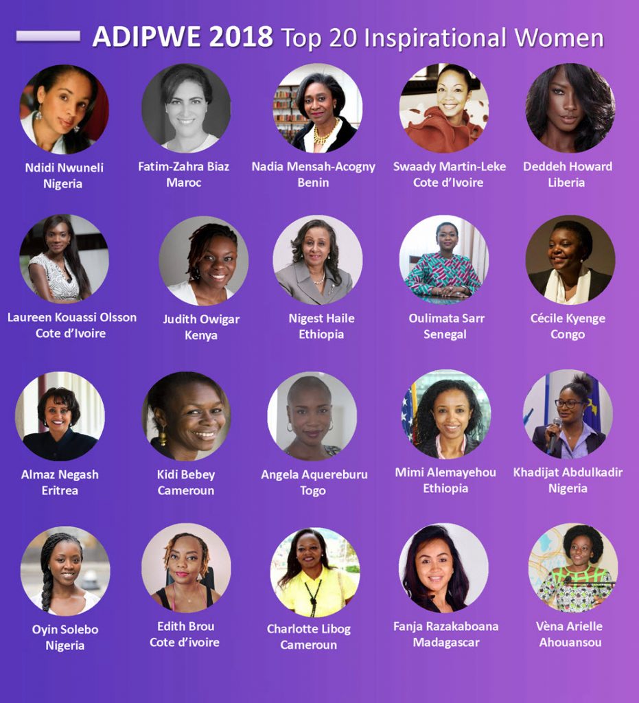 Adipwe 2018 top 20 African women list